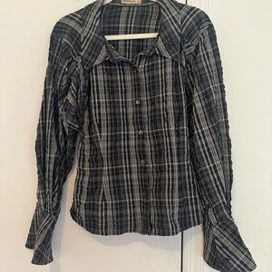 Simkhai Laney long sleeve wrap shirt